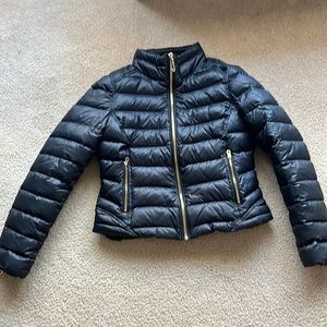 Juicy couture womens black down coat womens medium